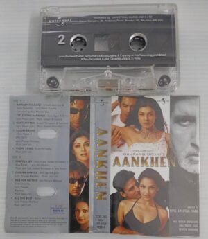 Aankhe Hindi Film songs Audio Cassette
