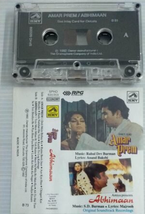 Amar Prem- Abhimaan Hindi Film songs Audio Cassette
