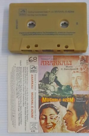 Anarkali- Mughal E Azam Hindi Film songs Audio Cassette