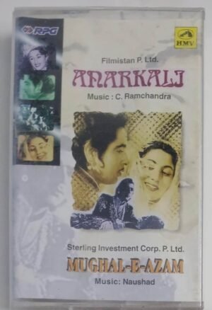 Anarkali- Mughal E Azam Hindi Film songs Audio Cassette (sealed pack)