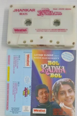 Bol Radha Bol Hindi Film songs Audio Cassette
