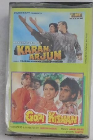 Karan Arjun- Gopi Kishan Hindi Film songs Audio Cassette (sealed pack)