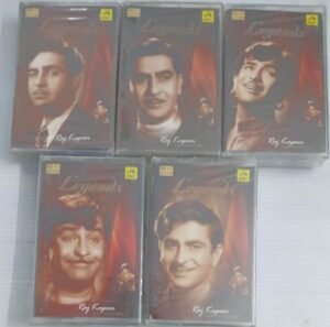 Legends Raj Kapoor Hits Hindi Film songs Audio Cassette ( set of 5 cassetes -sealed pack