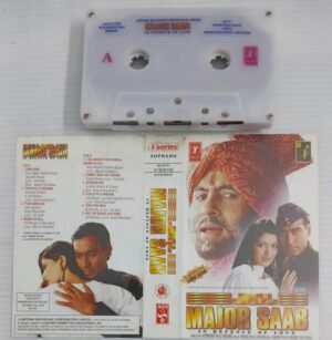 Major Saab Hindi Film songs Audio Cassette