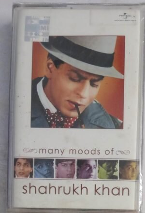 Many moods of Shahrukh Khan Hindi Film songs Audio Cassette (sealed pack)
