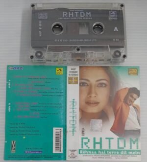 Rehnaa Hai Terre Dil Mein ( RHTDM) Hindi Film Songs Audio Cassette
