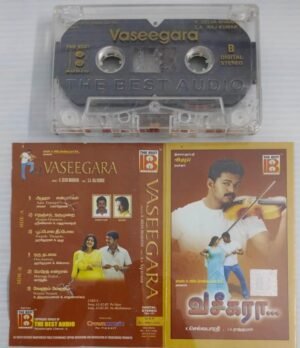 Vaseegara Tamil Film songs Audio Cassette
