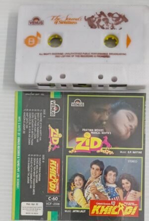 Zid- Khiladi Hindi Film Songs Audio Cassette