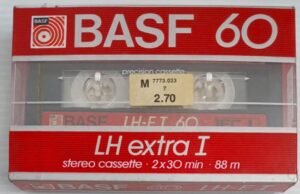 BASF 60 LH Extra I Blank Cassette (sealed pack)