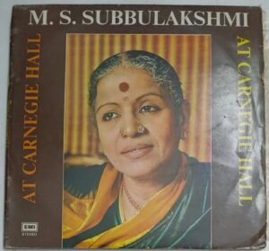 M S Subbulakshmi at Carnegie Hall USA Carnatic Classical LP Vinyl Record (set of 3 records)