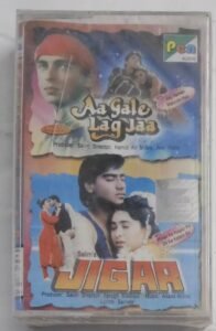 Aagale Lag jaa- Jigar Hindi Film songs Audio Cassette (sealed pack)
