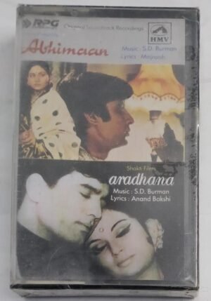 Abhimaan- Aradhana Hindi Film songs Audio cassette (sealed pack)  Format:  Audio Cassette  Condition: Pre owned (sealed pack)