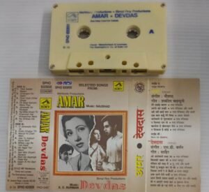 Amar- Devdas Hindi Film songs Audio Cassette