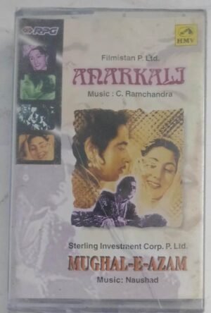 Anarkali- Mughal E Azam Hindi Film songs Audio Cassette (sealed pack)