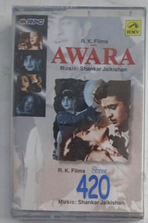 Awara- Shree 420 Hindi Film songs Audio Cassette (sealed pack)