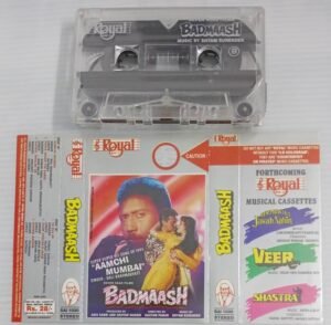 Badmaash Hindi Film songs Audio Cassette