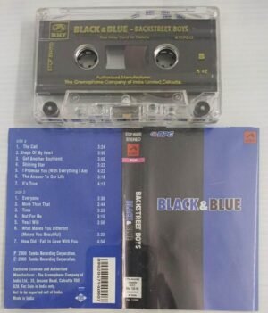 Black and Blue English songs Audio Cassette