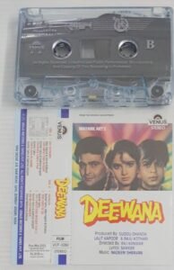 Deewana Hindi Film songs Audio Cassette