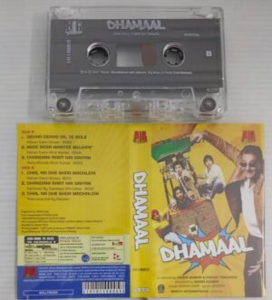 Dhamaal Hindi Film songs Audio Cassette