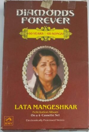 Diamonds Forever Lata Mangeshkar Hits Hindi Film songs Audio Cassette (pack of 4 Cassettes)