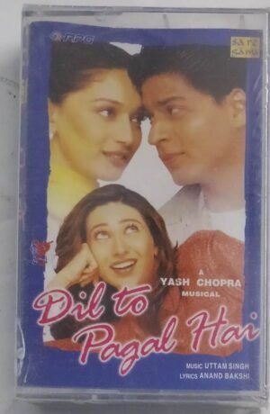 Dil to Pagal Hai Hindi Film songs Audio Cassette (sealed pack)