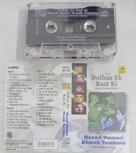 Dulhan Ek Raat Ki- Neend Hamari Khwab Tumhare Hindi Film songs Audio Cassette