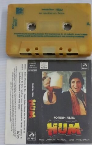 Hum Hindi Film songs Audio Cassette