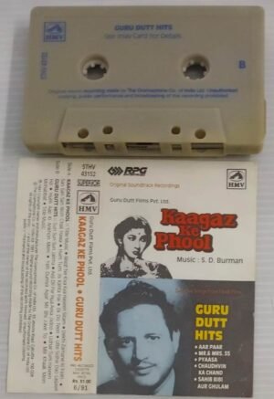 Kaagaz Ke Phool and Guru Dutt Hits Hindi Film songs Audio Cassette