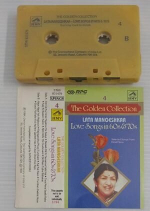 Lata Mangeshkar Love songs in 60s and 70s Hindi Film songs Audio Cassette vol4