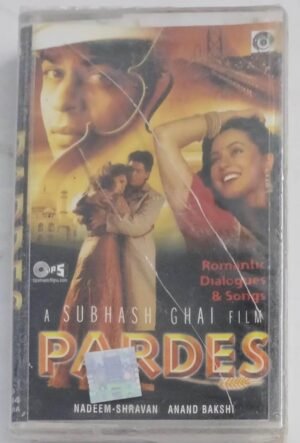 Pardes Hindi Film songs Audio Cassette (sealed pack)