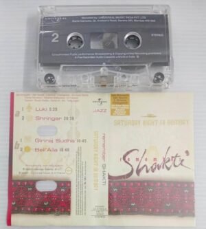 Remember Shakti Saturday night in Bombay Eglish Audio Cassette