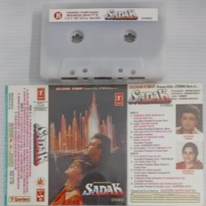 Sadak Hindi Film songs Audio Cassette