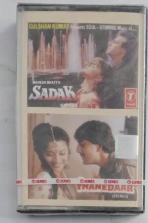 Sadak- Thanedaar Hindi Film songs Audio Cassette (sealed pack).jpg3