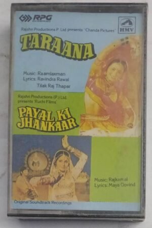 Taraana- Payal Ki Jhankaar Hindi Film songs Audio Cassette (sealed pack)