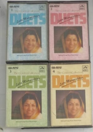 The Golden collection Duets of Lata Mangeshkar Hindi Film songs Audio Cassette (set of 4 Cassettes)