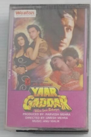 Yaar Gaddar Hindi Film songs Audio Cassette (sealed pack)