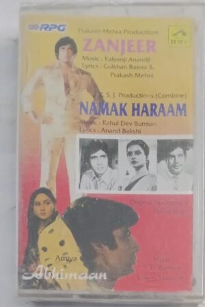 Zanjeer- Namak Haraam Hindi Film songs Audio cassette (sealed pack)