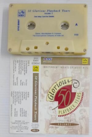 50 Glorious Playback Years Hindi Film songs Audio Cassette Volume 2