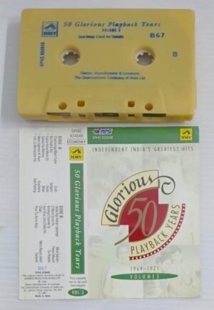 50 Glorious Playback Years Hindi Film songs Audio Cassette Volume 3