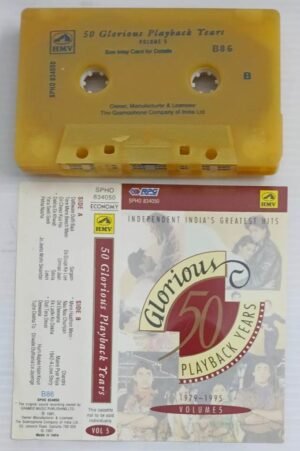 50 Glorious Playback Years Hindi Film songs Audio Cassette Volume 5