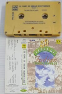 50 Years of Indian Independence Hindi Film songs Audio Cassette