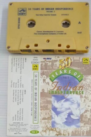 50 Years of Indian Independence Hindi Film songs Audio Cassette