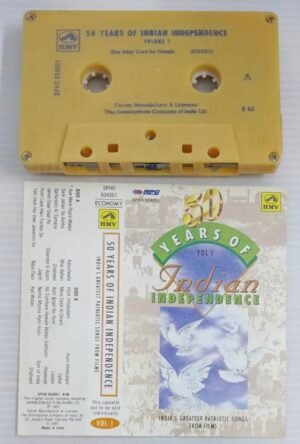 50 Years of Indian Independence Hindi Film songs Audio Cassette Vol 1