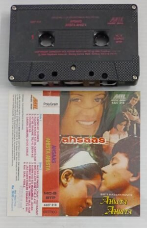 Ahsaas- Ahista Ahista Hindi Film songs Audio Cassette