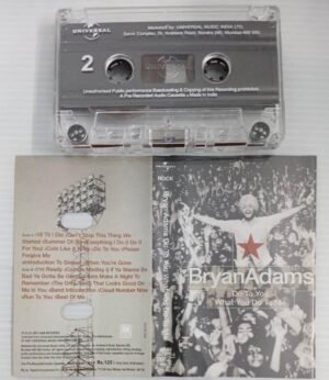 Bryan Adams Do to you what you to to me English songs Audio Cassette