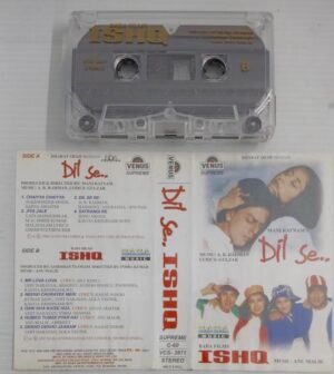 Dil se - Ishq Hindi Film songs Audio Cassete by A R Rahman