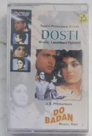 Dosti- Do Badan Hindi Film songs Audio Cassette (sealed pack)