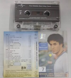 Enrique Iclesias English Songs Audio Cassette