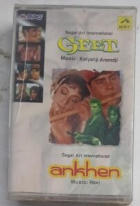 Geet- Ankhen Hindi Film songs Audio Cassette (sealed pack)