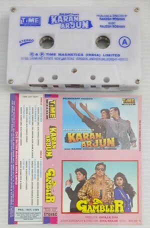 Karan Arjun- Gambler Hindi Film songs Audio Cassette